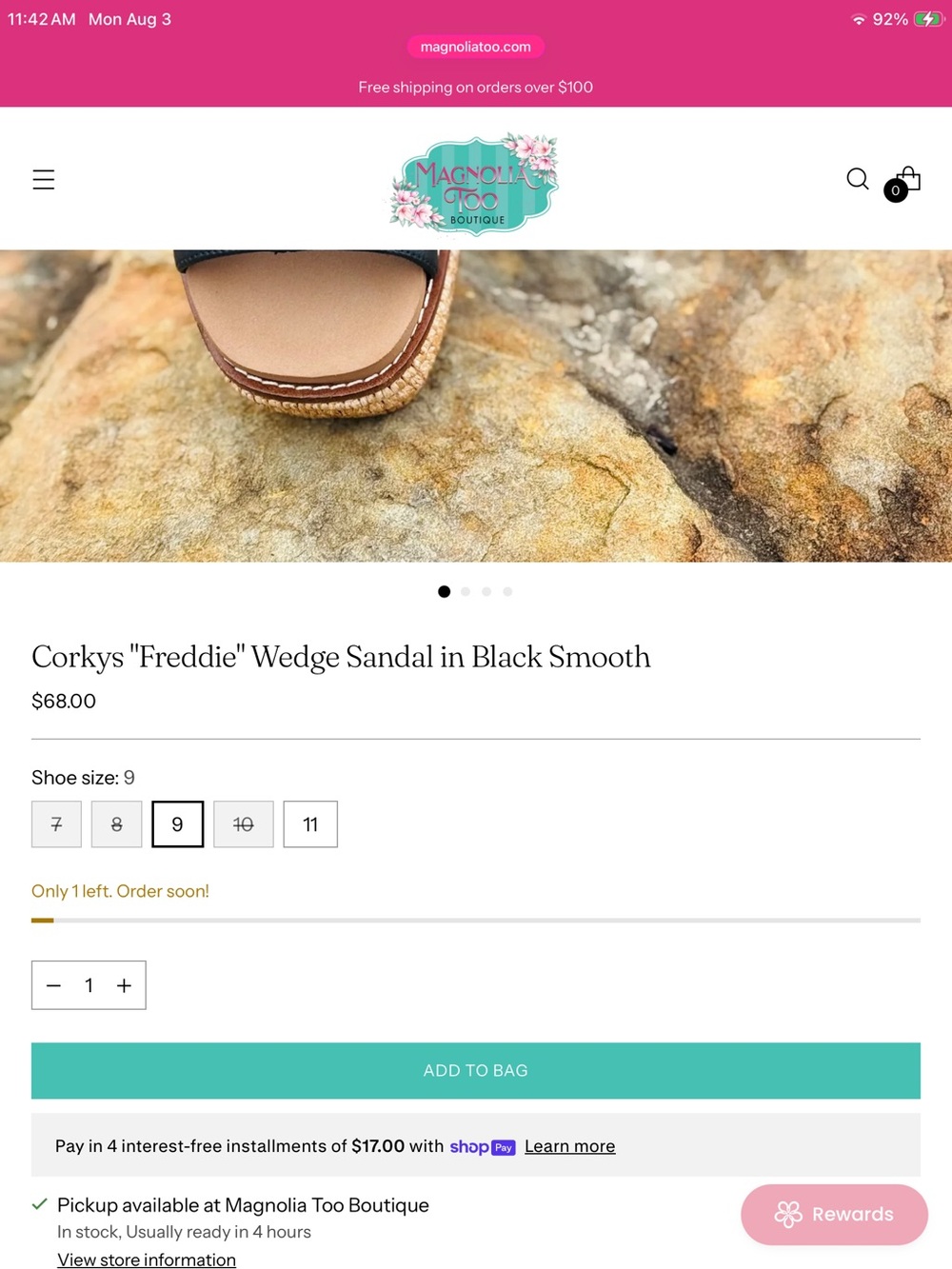 NIB Corkys Black Leather Slingback Wedge Sandals with Espadrille Platform - Picture 2 of 13